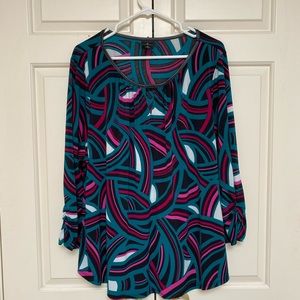 Women's Geometric Print Shirt